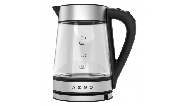 AENO AEK0001S Glazen Waterkoker 1.7L 2200W Zwart/RVS