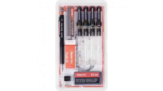 Aristo AR-64164 Tekenpen Set GM1 PRO 0.13/0.2/0.3/0.5 mm 9-delig