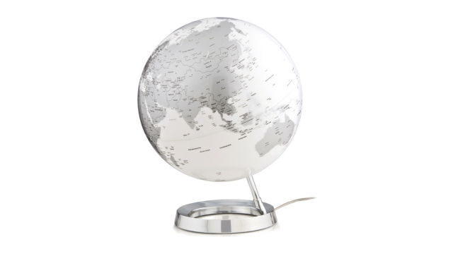 Atmosphere NR-0331F7NS-GB Globe Bright Chrome 30cm Diameter Kunststof Voet Engelstalig