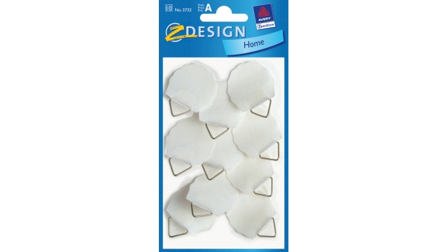 Avery AV-3732 Schilderijhanger Z-design Home 30mm Wit Pakje A 8 Stuks