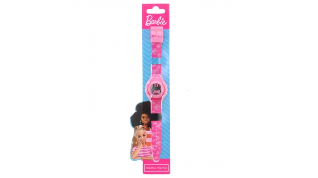 Barbie LCD Horloge Roze