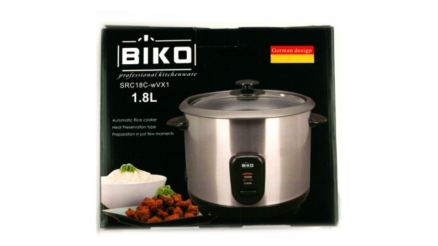 Biko Rijstkoker 1.8 Liter RVS