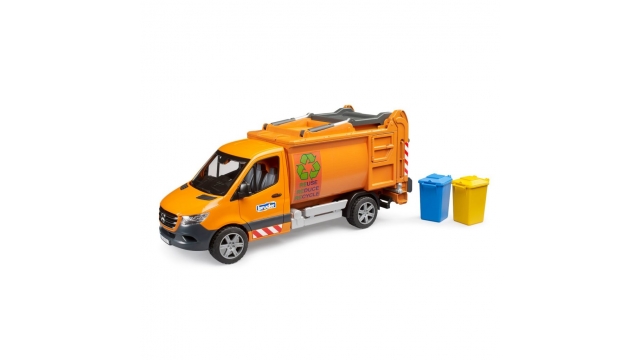 Bruder 02682 Mercedes Sprinter Vuilniswagen + 2 Containers