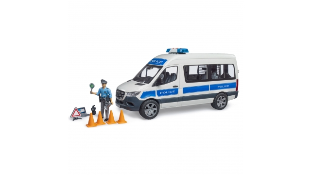 Bruder 02683 MB Sprinter Politiehulpvoertuig + Licht- en Geluidsmodule