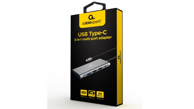 Cablexpert Gmb Usb-c Multi-poort 3-in-1