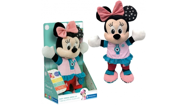 Clementoni Baby Disney Minnie Mouse Dress Up Knuffel