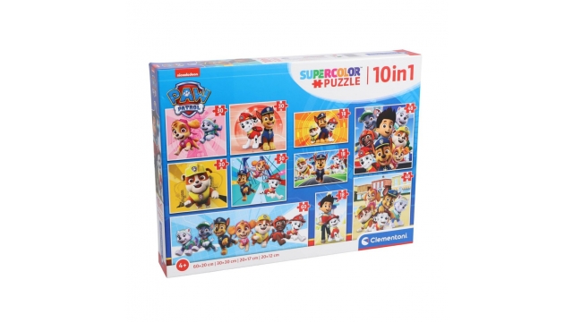 Clementoni 10in1 Puzzel Paw Patrol 18-60 Stukjes