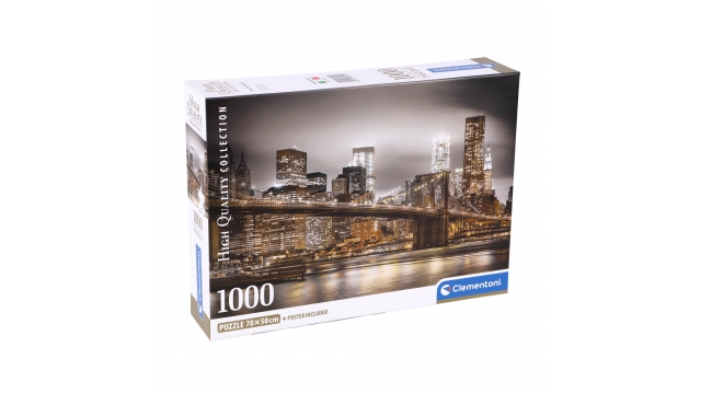 Clementoni High Quality Collection Puzzel New York Skyline 1000 Stukjes