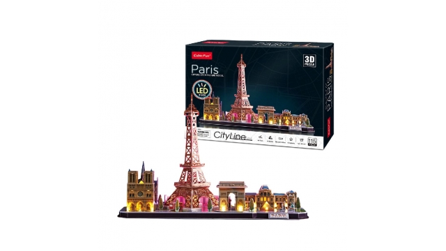 Cubic Fun 3D LED Puzzel Parijs 115 Stukjes