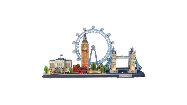 Cubic Fun 3D LED Puzzel City Line London 107 Stukjes