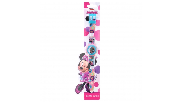 Disney Minnie Mouse LED Horloge Roze