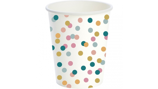 Duni Papieren Bekers Dream Dots 24 cl 10 Stuks