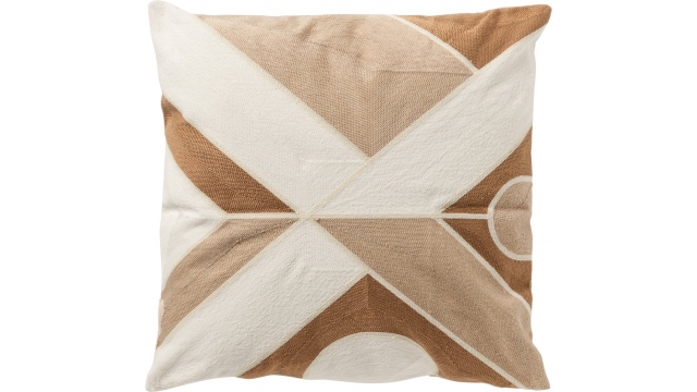 Dutch Decor DANNY Sierkussen Semolina 45x45 cm Beige Inclusief Binnen Kussen