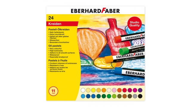 Eberhard Faber EF-522024 Oliepastelkrijt 11mm Doos A 24 St