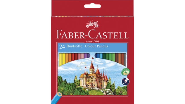 Faber Castell FC-120124 Kleurpotloden Eco In Kartonnen Etui A 24st.