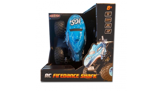 Gear2play RC Firedance Shark Stunt Truck + Licht en Geluid