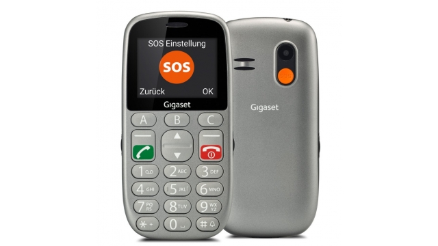 Gigaset GL390 Senioren GSM Grijs