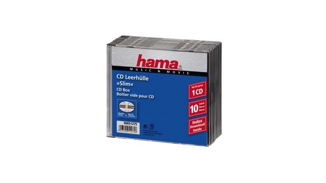 Hama CD Slim Box 10 Pak