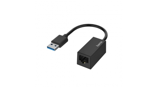 Hama Netwerk-adapter USB-stekker - LAN/Ethernet-aansluiting Gigabit-ethernet