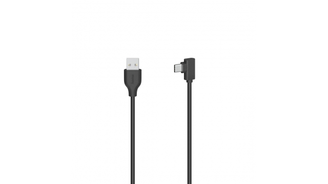 Hama USB-C-kabel USB-C-stekker - USB-A-stekker 90° USB 2.0 480 Mbit/s 0,75m