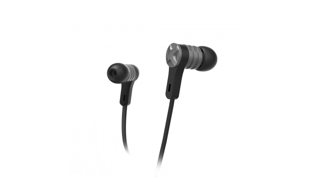 Hama Oordopjes Intense In-ear Microfoon Platte Kabel Zwart