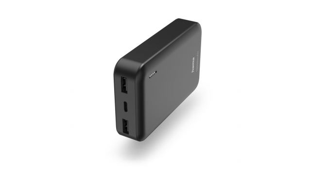 Hama Power Pack Pocket 10 10000mAh Uitgangen: 2x USB-A Antraciet