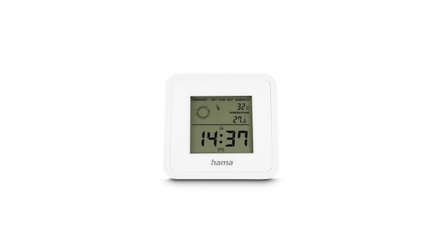 Hama Borneo Digitale Thermometer en Hygrometer voor Binnen Wit