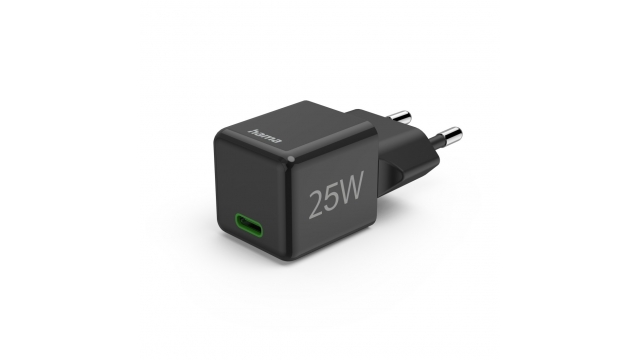 Hama Snellader 25W USB-C PD/Qualcomm Zwart