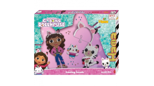 Hama Strijkkralen Gabby's Dollhouse 4000 Stuks