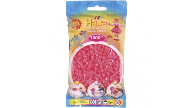 Hama Strijkkralen 1000 Stuks Cerise