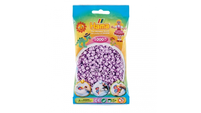 Hama Strijkkralen Lila Pastel 1000 Stuks