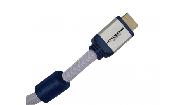 Hirschmann 695020368 High Speed Hdmi Kabel Met Ethernet Hdmi-connector Hdmi-connector 1.80 M Zilver