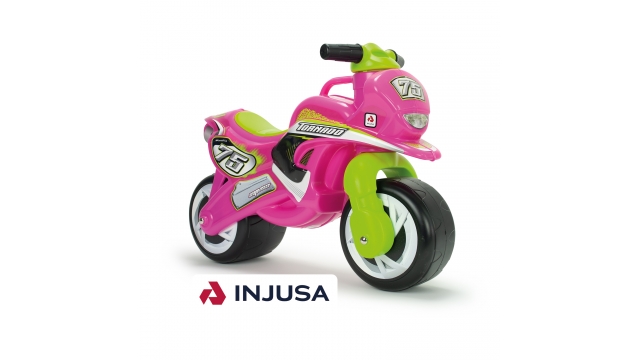 Injusa Tornado Loopmotor Roze/Groen