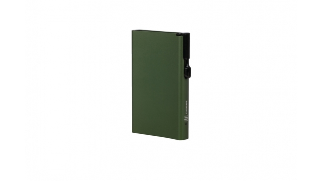 Juscha JU-954000 Pasjeshouder Clicksafe RFID Aluminium Groen Voor 8 Pasjes