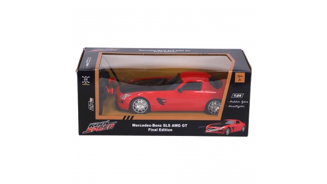 RC Mercedes-Benz SLS AMG GT Final Edition 1:24 + Licht Zwart/Rood