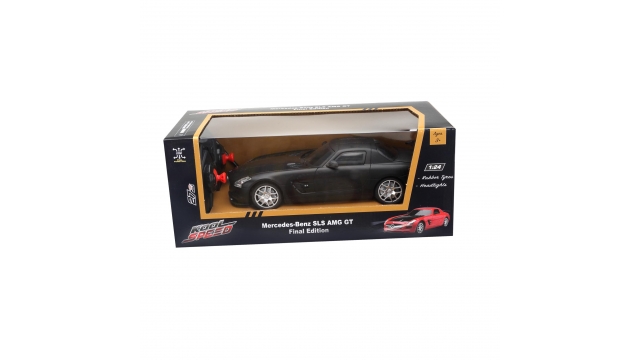 RC Mercedes-Benz SLS AMG GT Final Edition 1:24 + Licht Zwart