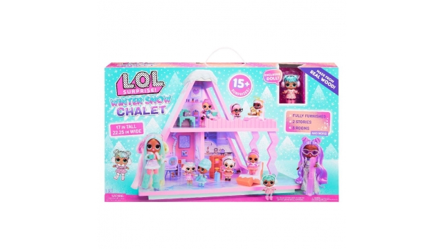 L.O.L. Surprise Winter Snow Chalet Hout