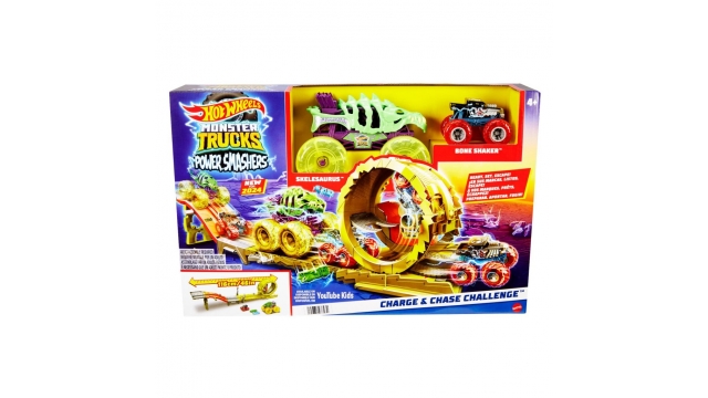 Hot Wheels Monster Truck Arena Smashers Rhinomite's Chargin' Challenge