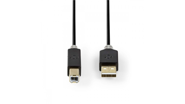 Nedis CCBW60100AT30 Kabel Usb 2.0 A Male - B Male 3,0 M Antraciet