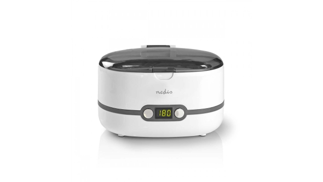 Nedis JECL110WT Ultrasone Juwelenreiniger Inhoud 600 Ml Digitale Timer