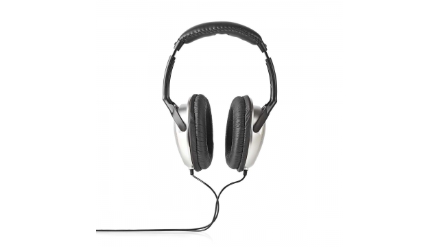 Nedis HPWD1200BK Over-ear Koptelefoon Bedraad 2,70 M Zilver/zwart