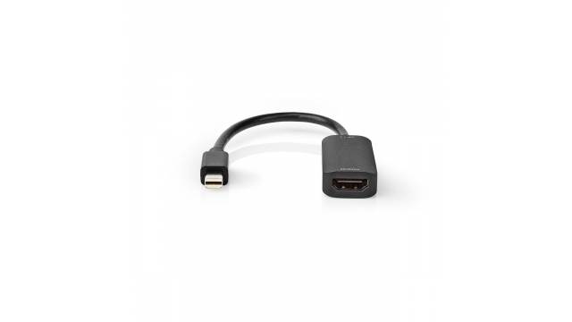 Nedis CCGP37654BK02 Mini-displayport - Hdmi™-kabel 1.4 Mini-displayport Male - Hdmi™-uitgang 0,2 M Zwart