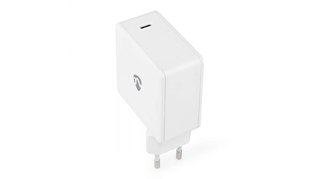 Nedis WCGPD100W100WT Oplader Gan 3.0 / 5.0 A Outputs: 1 Usb-c™ Maximaal Uitgangsvermogen: 100 W Automatische Voltage Selectie