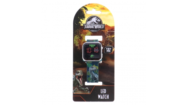 Jurassic World LED Horloge Groen