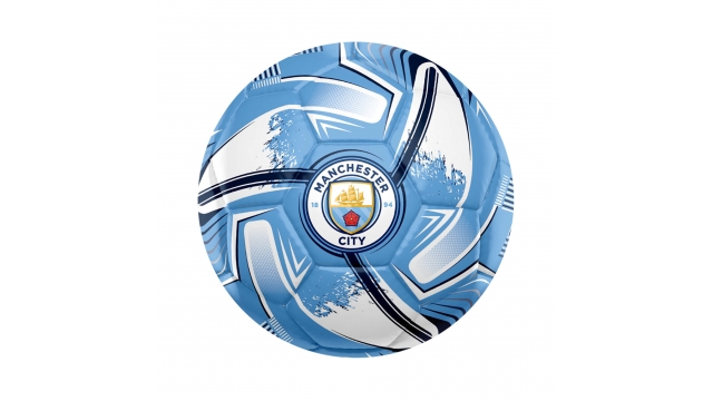 Voetbal Manchester City Maat 5 Blauw/Wit/Zwart