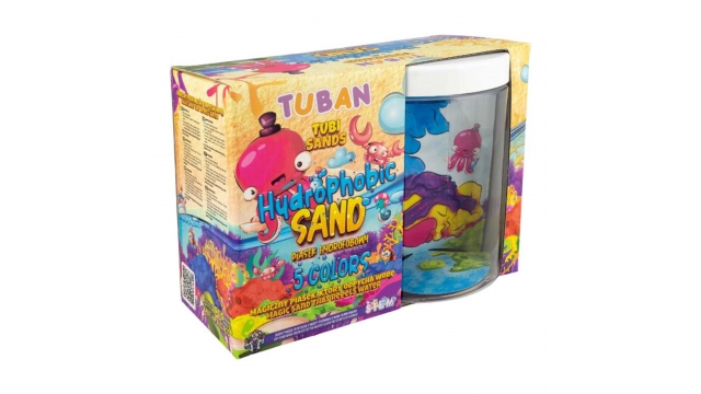 Tuban Hydrophobic Sand Set Aquarium 5 Kleuren