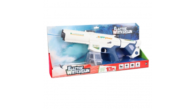 Elektrisch Waterpistool 43 cm Wit/Blauw