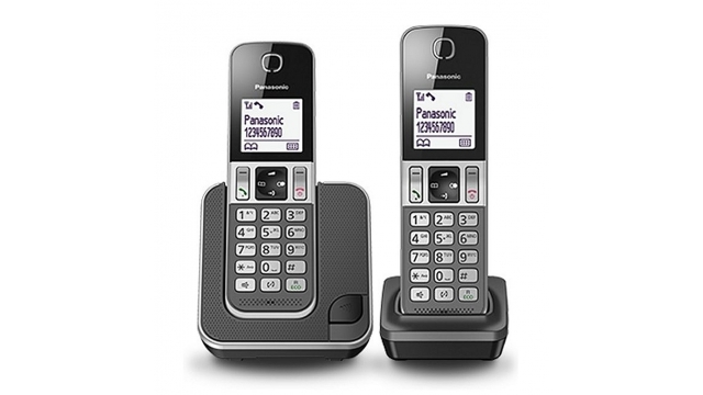 Panasonic KX-TGD312NLG Telefoons 2 Stuks Zwart/Grijs