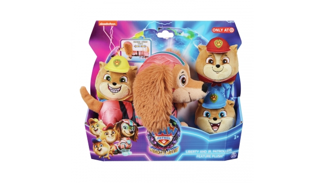 Paw Patrol Mighty Movie Knuffel Liberty en Poms