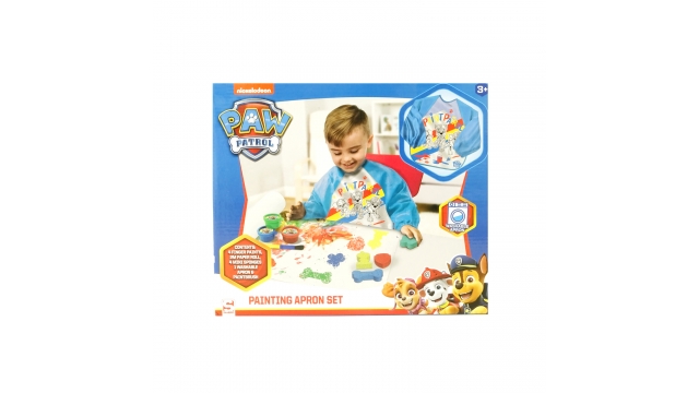 Paw Patrol Vingerverfset met Schort Blauw